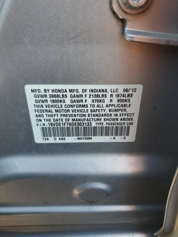 19VDE1F76DE003133 - 2013 ACURA ILX 20 TECH SILVER photo 12