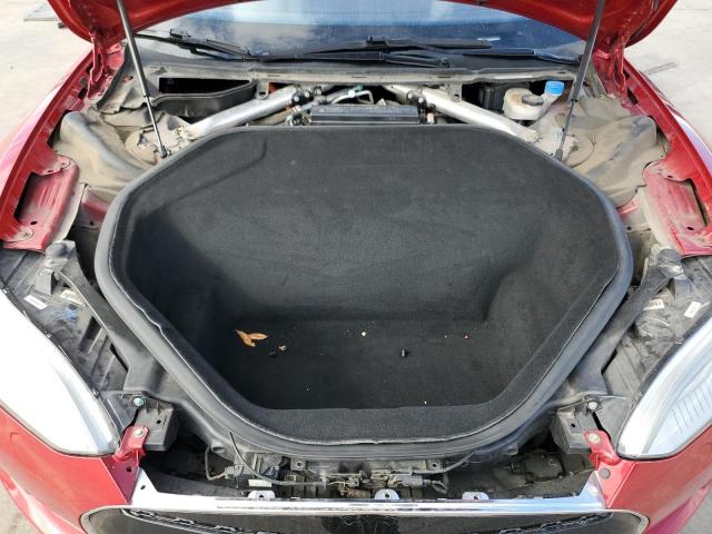 5YJSA1E47FF119973 - 2015 TESLA MODEL S 红色 照片 12