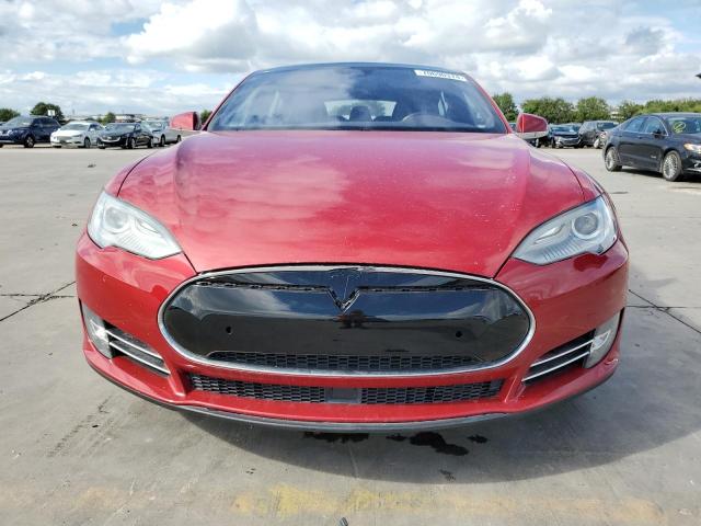 5YJSA1E47FF119973 - 2015 TESLA MODEL S 红色 照片 5