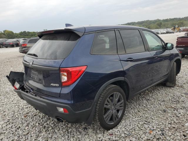 5FNYF8H53MB004552 - 2021 HONDA PASSPORT EXL Azul foto 3