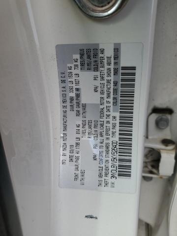 3MYDLBYV5KY526400 - 2019 TOYOTA YARIS L WHITE photo 12