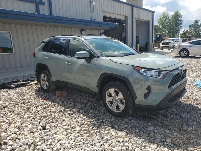 JTMP1RFV3KD029605 - 2019 TOYOTA RAV4 XLE 青绿色 照片 4