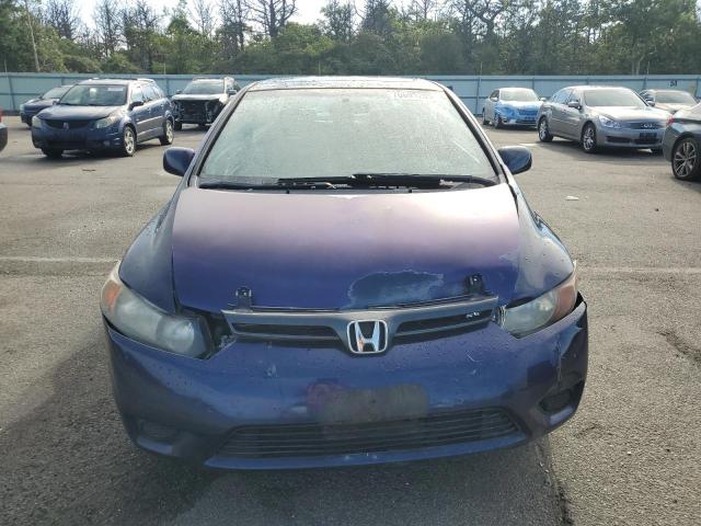 2HGFG12868H501269 - 2008 HONDA CIVIC EX BLUE photo 5