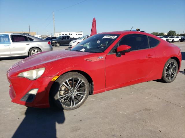 JF1ZNAA1XD2700176 - 2013 TOYOTA SCION FR-S წითელი ფოტო 1