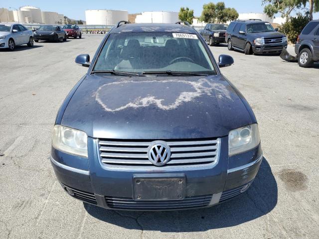 WVWVD63B14E292776 - 2004 VOLKSWAGEN PASSAT GLS BLUE photo 5