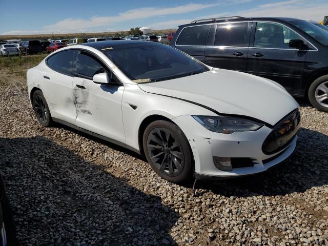 5YJSA1E22FF108023 - 2015 TESLA MODEL S 白色 照片 4