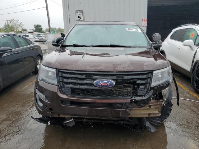 1FM5K8AR1HGC78528 - 2017 FORD EXPLORER POLICE INTERCEPTOR 栗色 照片 5