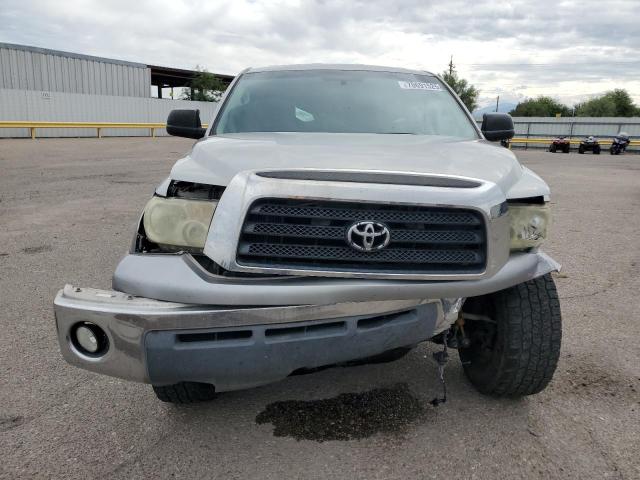 5TBRT54197S451605 - 2007 TOYOTA TUNDRA DOUBLE CAB SR5 SILVER photo 5