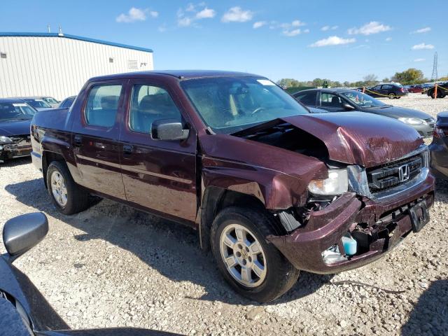 5FPYK16239B107349 - 2009 HONDA RIDGELINE RT MAROON photo 4