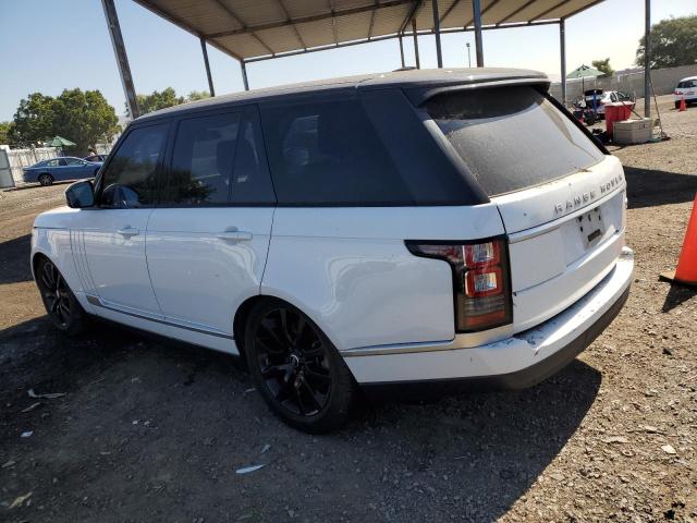 SALGR2VFXFA212381 - 2015 LAND ROVER RANGE ROVE WHITE photo 2