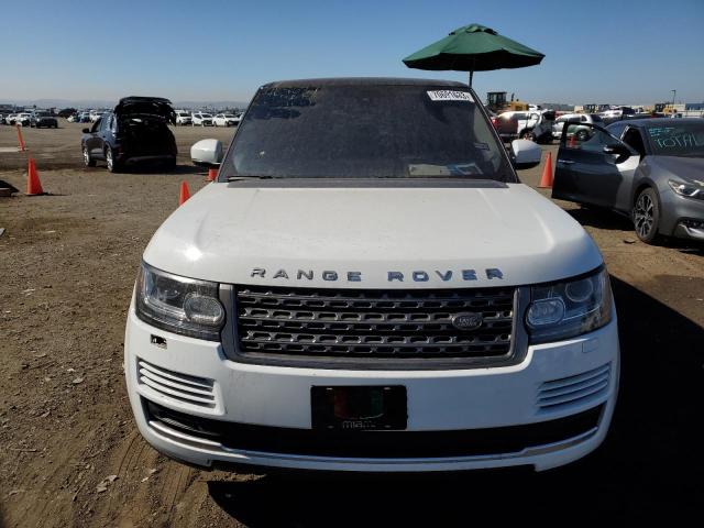 SALGR2VFXFA212381 - 2015 LAND ROVER RANGE ROVE WHITE photo 5