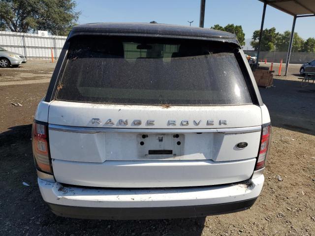 SALGR2VFXFA212381 - 2015 LAND ROVER RANGE ROVE WHITE photo 6