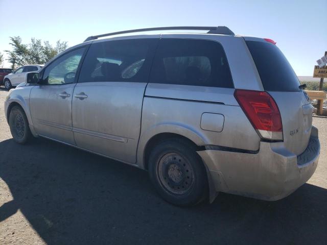 5N1BV28U65N116192 - 2005 NISSAN QUEST S SILVER photo 2