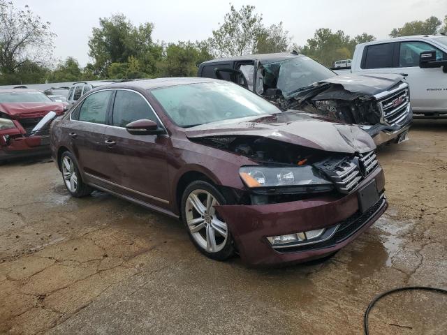 1VWCN7A30CC080111 - 2012 VOLKSWAGEN PASSAT SEL BURGUNDY photo 4