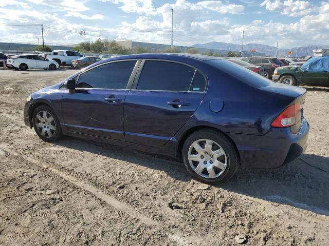 19XFA16559E000130 - 2009 HONDA CIVIC LX BLUE photo 2