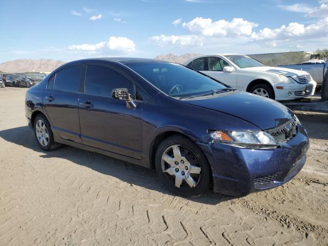 19XFA16559E000130 - 2009 HONDA CIVIC LX BLUE photo 4