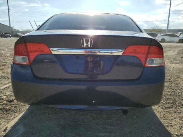 19XFA16559E000130 - 2009 HONDA CIVIC LX BLUE photo 6