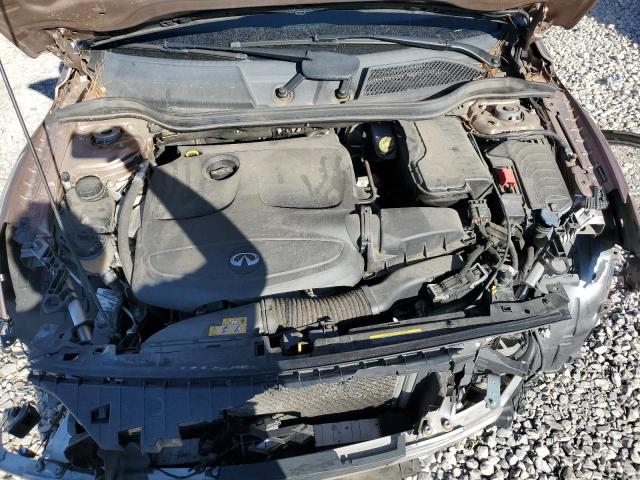 SJKCH5CR8HA015698 - 2017 INFINITI QX30 BASE BROWN photo 12