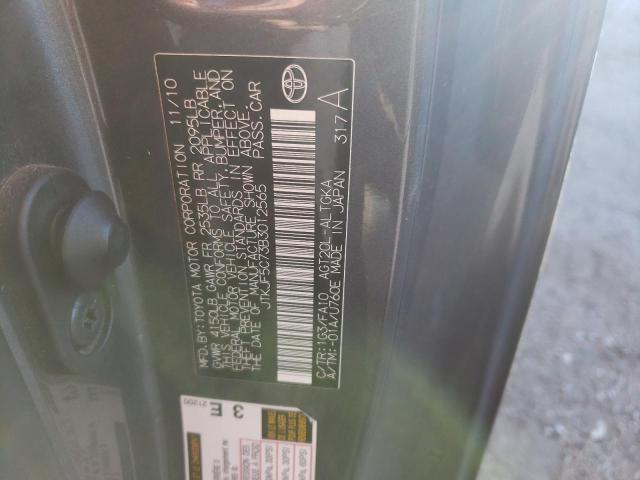 JTKJF5C73B3012565 - 2011 TOYOTA SCION TC 灰色 照片 12