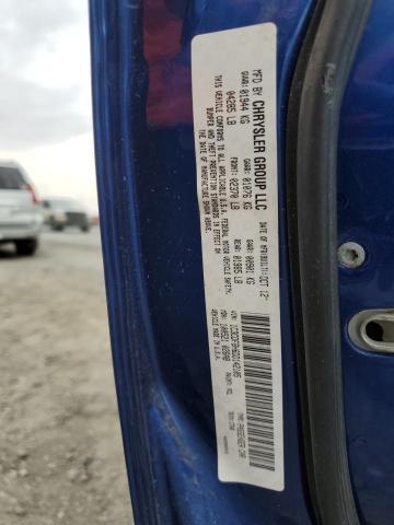 1C3CDFBH6DD142105 - 2013 DODGE DART SXT BLUE photo 12