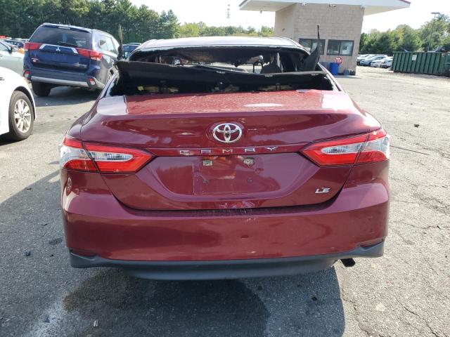 4T1B11HK9JU642479 - 2018 TOYOTA CAMRY L RED photo 6