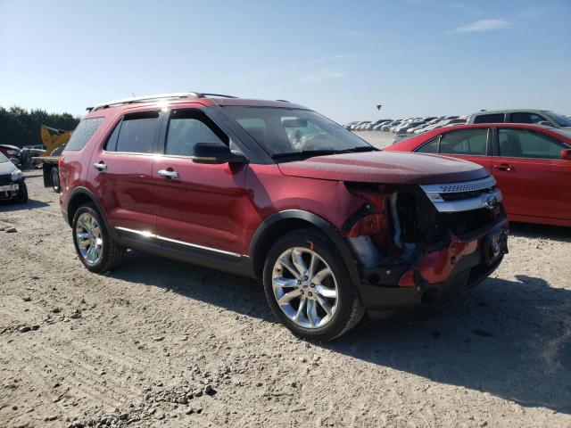 1FM5K8D83DGA16765 - 2013 FORD EXPLORER XLT RED photo 4