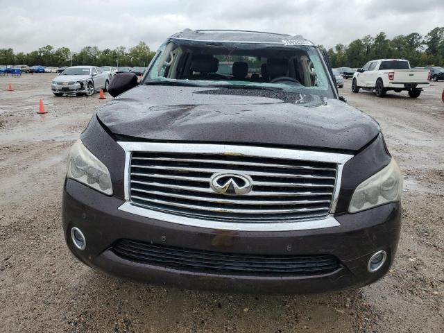 JN8AZ2ND2E9750802 - 2014 INFINITI QX80 MAROON photo 5