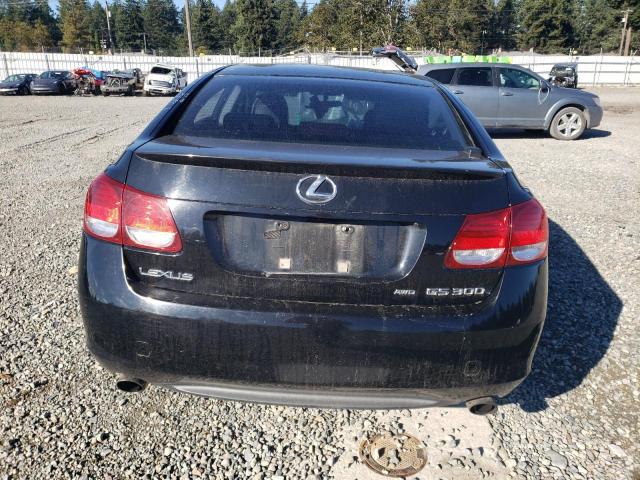 JTHCH96S960008866 - 2006 LEXUS GS 300 BLACK photo 6