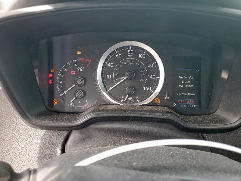 5YFEPMAE9MP224611 - 2021 TOYOTA COROLLA LE WHITE photo 9