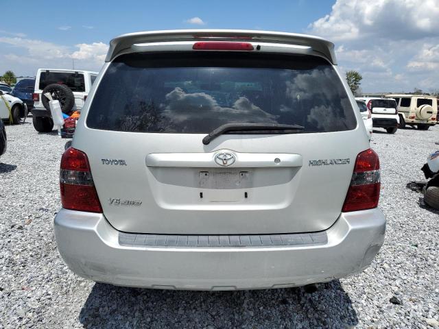 JTEEP21AX40010007 - 2004 TOYOTA HIGHLANDER GRAY photo 6