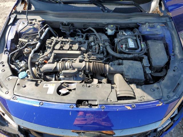 1HGCV1F3XJA009159 - 2018 HONDA ACCORD SPORT BLUE photo 11