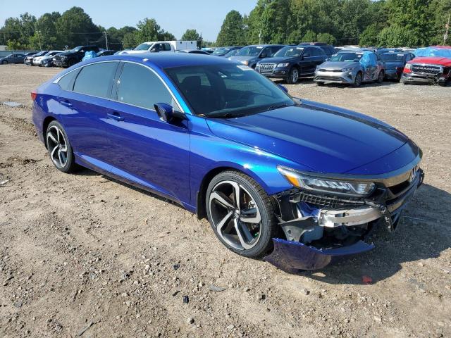 1HGCV1F3XJA009159 - 2018 HONDA ACCORD SPORT BLUE photo 4