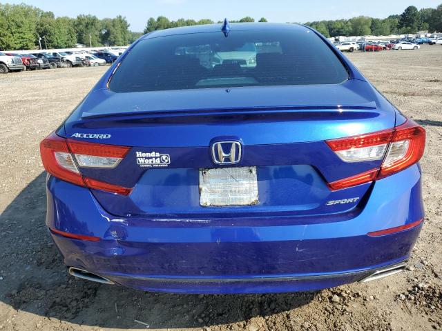 1HGCV1F3XJA009159 - 2018 HONDA ACCORD SPORT BLUE photo 6