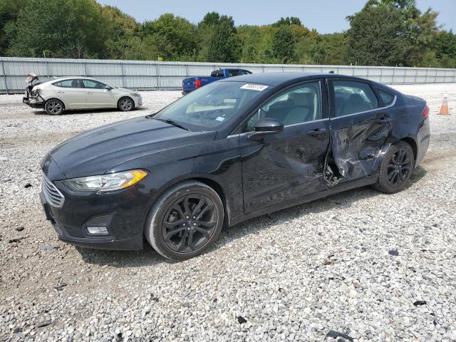 3FA6P0HD9KR113290 - 2019 FORD FUSION SE BLACK photo 1