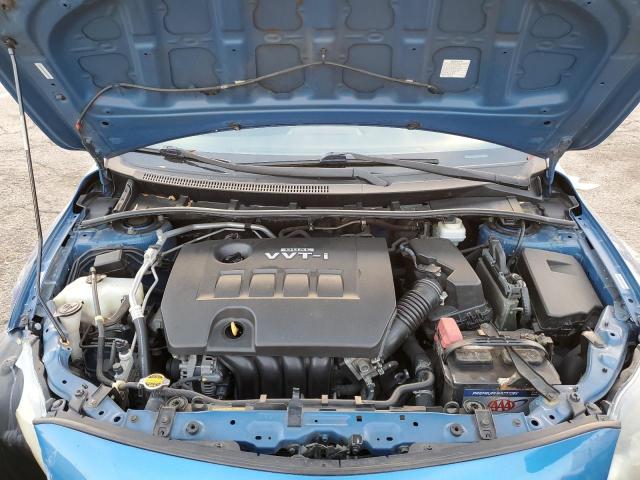 1NXBU40EX9Z088539 - 2009 TOYOTA COROLLA BASE Կապույտ լուսանկար 11