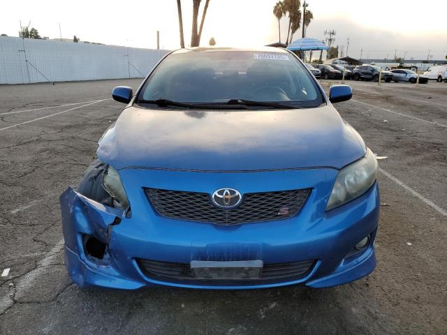 1NXBU40EX9Z088539 - 2009 TOYOTA COROLLA BASE Կապույտ լուսանկար 5