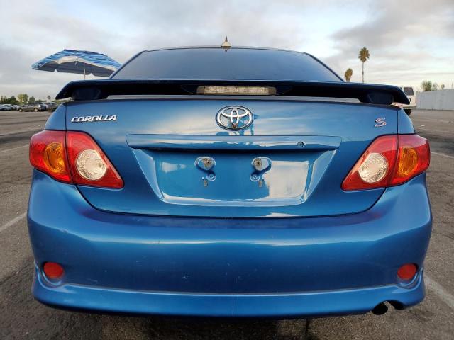1NXBU40EX9Z088539 - 2009 TOYOTA COROLLA BASE Կապույտ լուսանկար 6