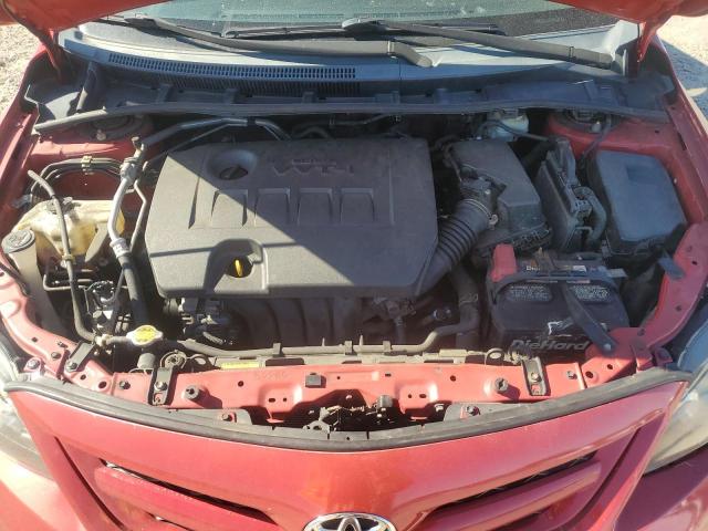 2T1BU4EE2DC059491 - 2013 TOYOTA COROLLA BASE 红色 照片 11