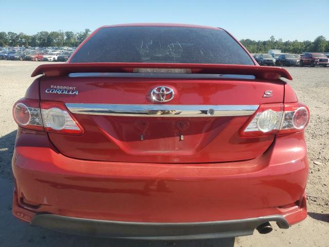 2T1BU4EE2DC059491 - 2013 TOYOTA COROLLA BASE 红色 照片 6