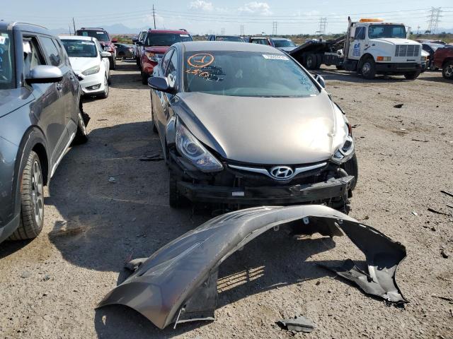 5NPDH4AEXEH535620 - 2014 HYUNDAI ELANTRA SE SILVER photo 5