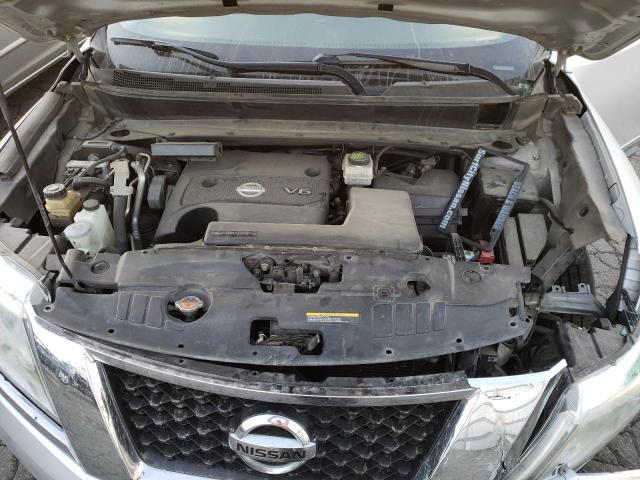 5N1AR2MNXEC627110 - 2014 NISSAN PATHFINDER S GRAY photo 12