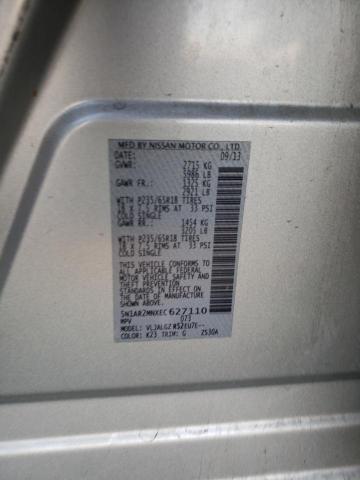 5N1AR2MNXEC627110 - 2014 NISSAN PATHFINDER S GRAY photo 13