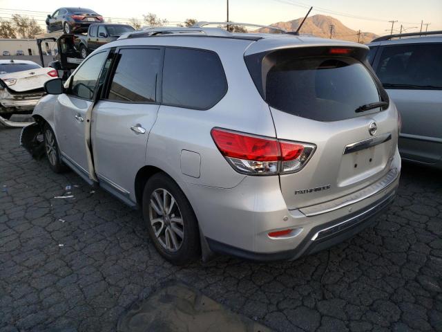 5N1AR2MNXEC627110 - 2014 NISSAN PATHFINDER S GRAY photo 2