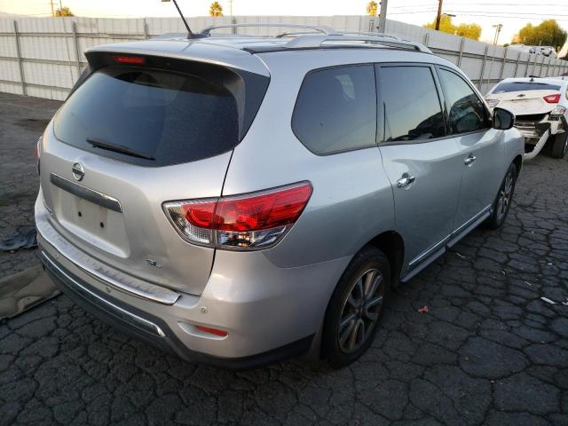 5N1AR2MNXEC627110 - 2014 NISSAN PATHFINDER S GRAY photo 3
