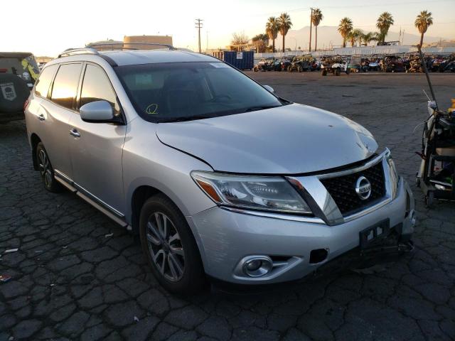 5N1AR2MNXEC627110 - 2014 NISSAN PATHFINDER S GRAY photo 4
