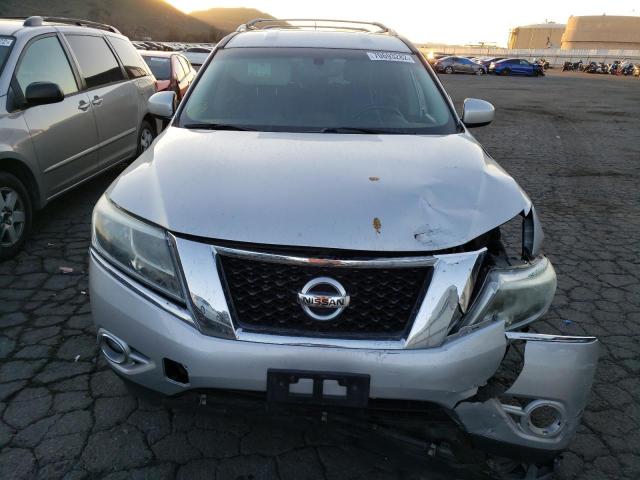 5N1AR2MNXEC627110 - 2014 NISSAN PATHFINDER S GRAY photo 5