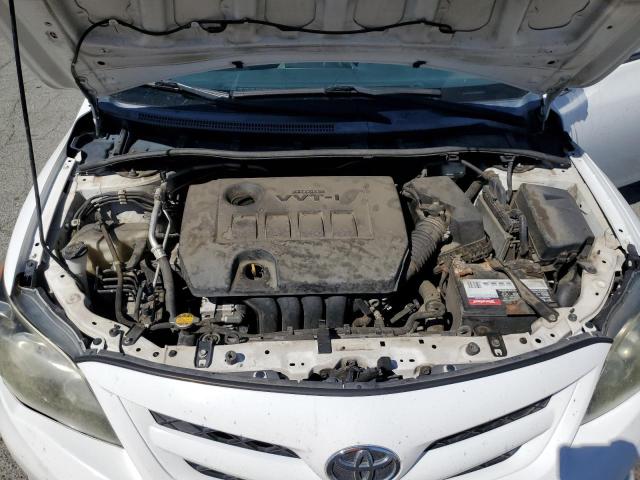 2T1BU4EE9DC110095 - 2013 TOYOTA COROLLA BASE Սպիտակ լուսանկար 11