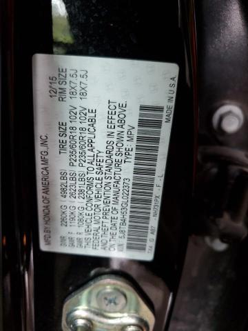 5J8TB4H53GL022373 - 2016 ACURA RDX TECHNOLOGY 黑色 照片 12