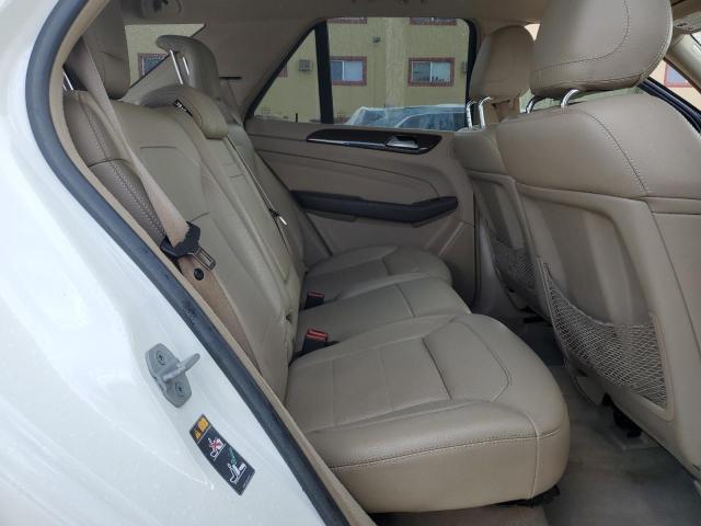 4JGDA5HB8EA295671 - 2014 MERCEDES-BENZ ML 350 4MATIC WHITE photo 10