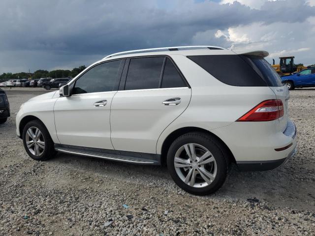 4JGDA5HB8EA295671 - 2014 MERCEDES-BENZ ML 350 4MATIC WHITE photo 2